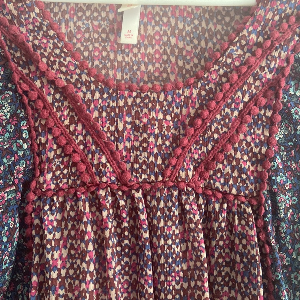 Lightweight Flowy Floral Blouse